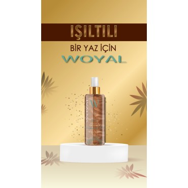 Bronzlaştırıcı Işıltılı Vücut Spreyi, Kokulu Vücut Spreyi 1 Adet 250 ml 