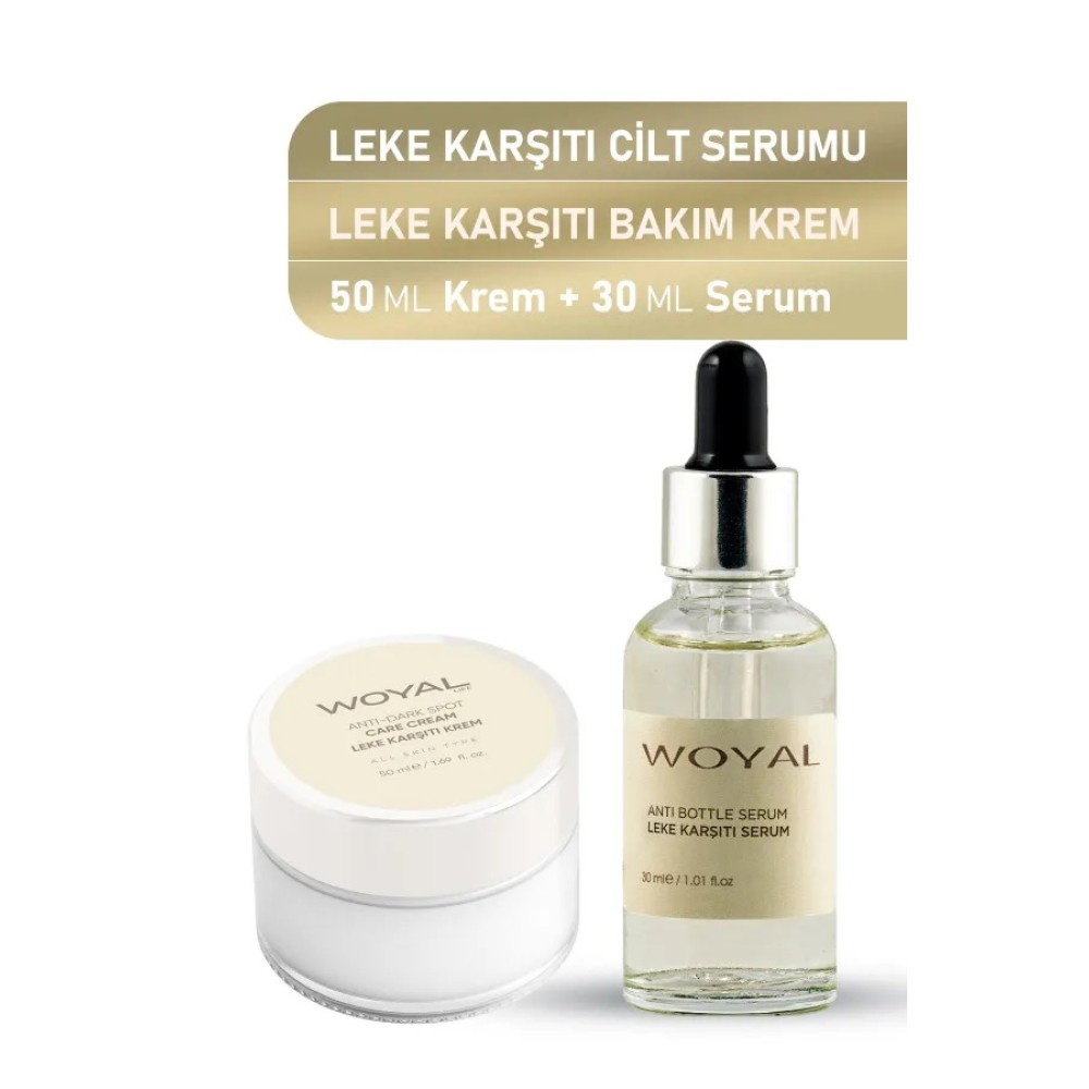 Woyal Cilt Yenileyici Leke Karşıtı Krem+Leke Karşıtı Serum