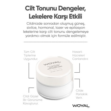 İnci Tozu Kırışıklık Karşıtı Krem 50ml + Leke Karşıtı Krem