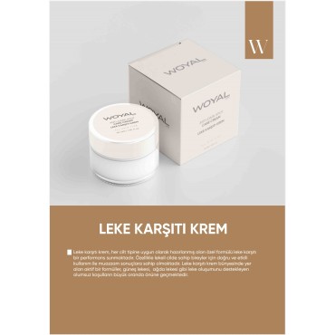 Woyal Cilt Yenileyici Leke Karşıtı Krem+Leke Karşıtı Serum